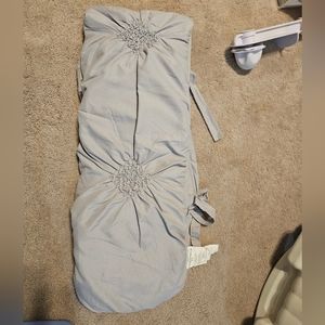 Gray Crib Side Cover